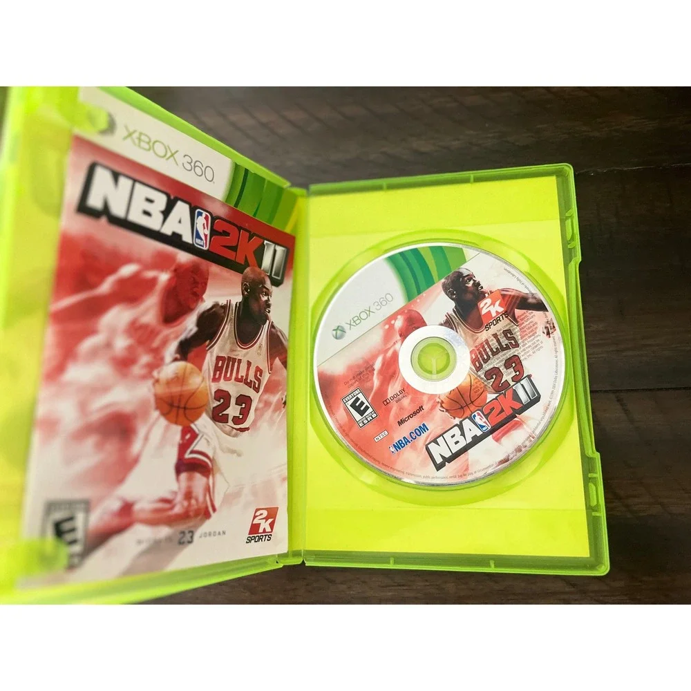 NBA 2K11 Xbox 360 Michael Jordan Chicago Bulls 2K Sports Video Game CIB